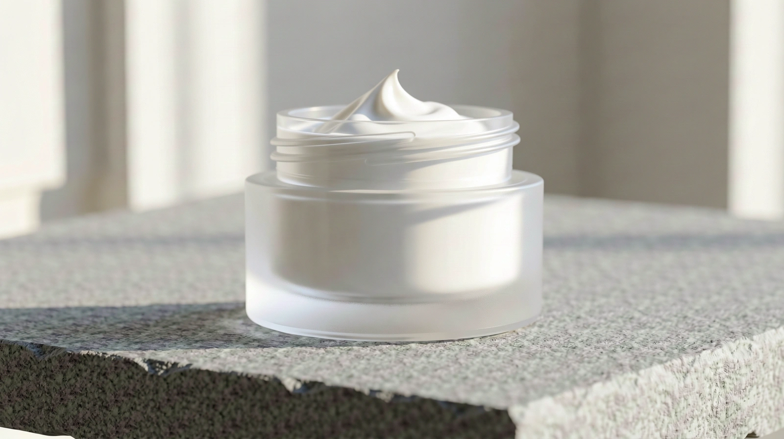 Premium anti-aging skincare display